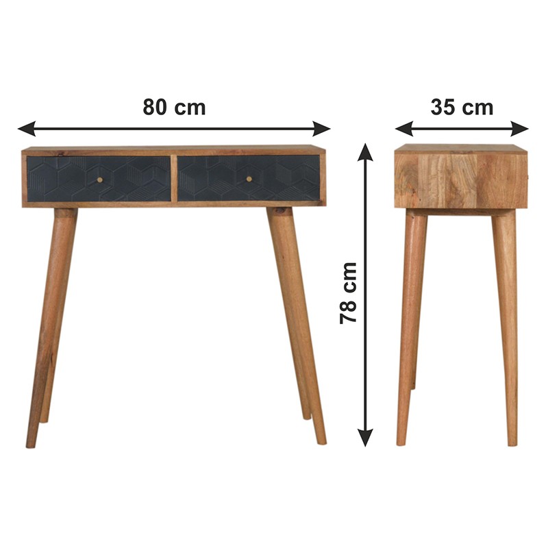 Acadia Navy Console Table  - Artisan Furniture 