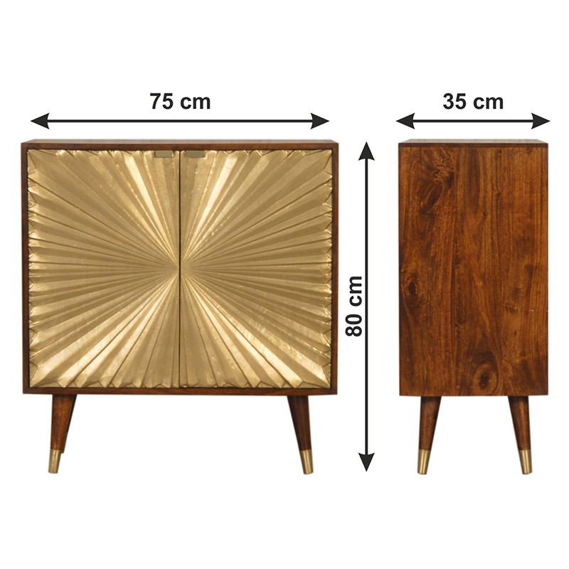 Manila Gold Cabinet  - Artisan Furniture 