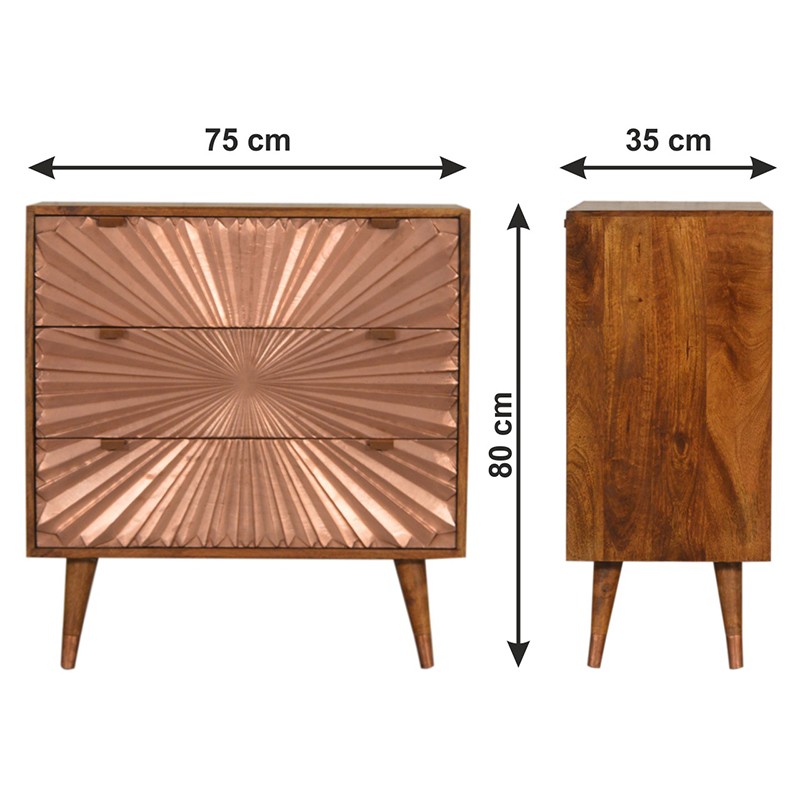 Manila Copper Chest  - Artisan Furniture 