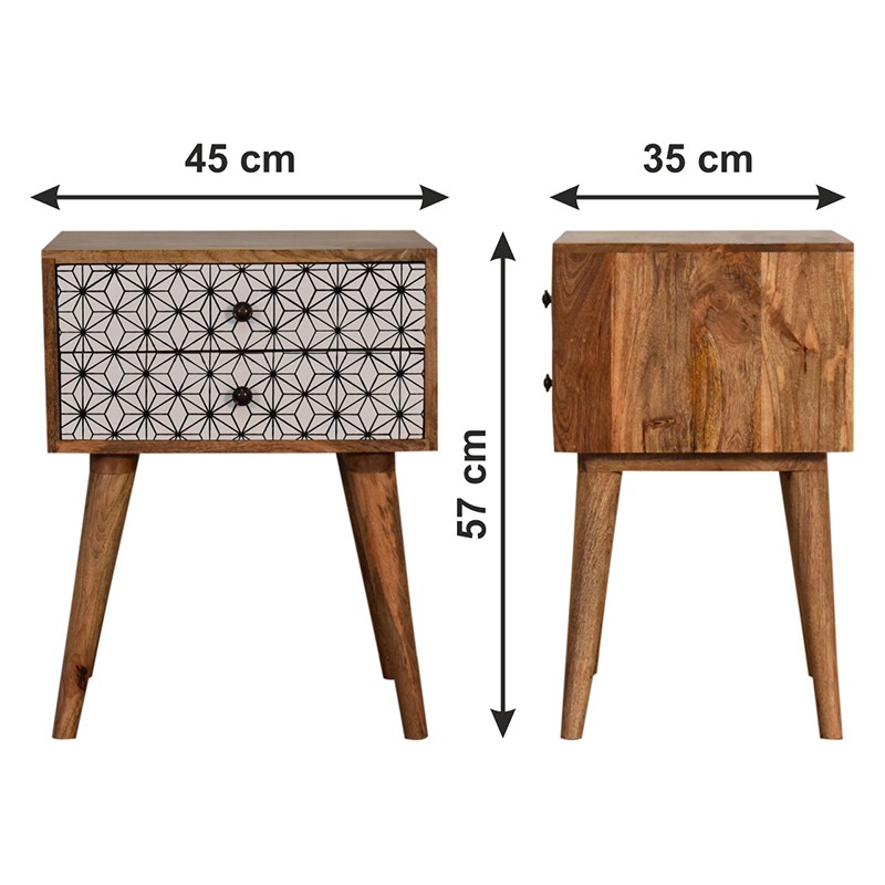 Prima Bedside  - Artisan Furniture 