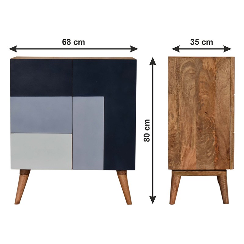 Quebec Blue Cabinet  - Artisan Furniture 