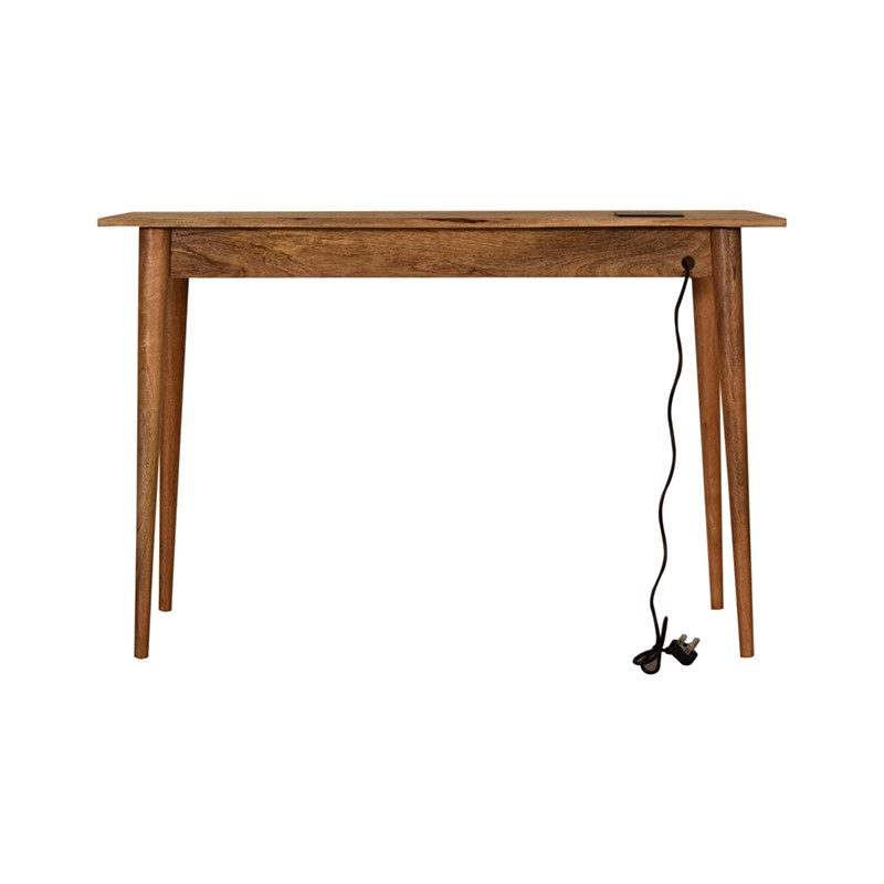 Nordic Style Writing Desk with 2 Drawers and Cable access  - Artisan Furniture 