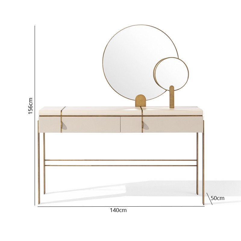 Althea V Vanity Desk  - Carpanese Home 