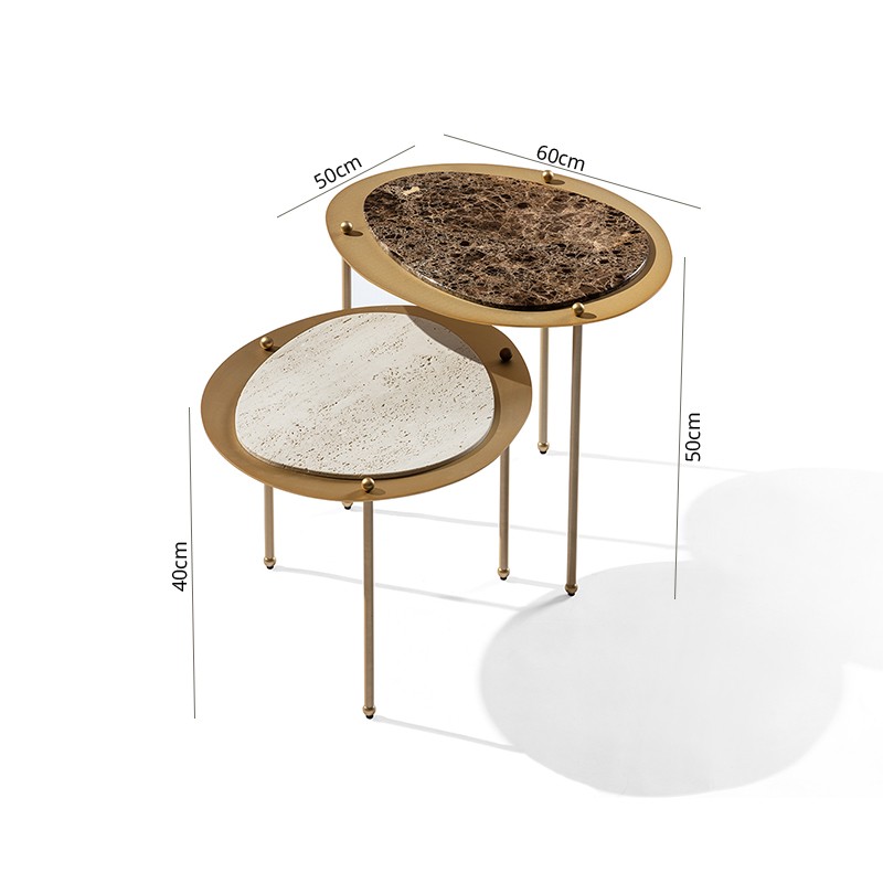 Island H And L Coffee Table  - Carpanese Home 