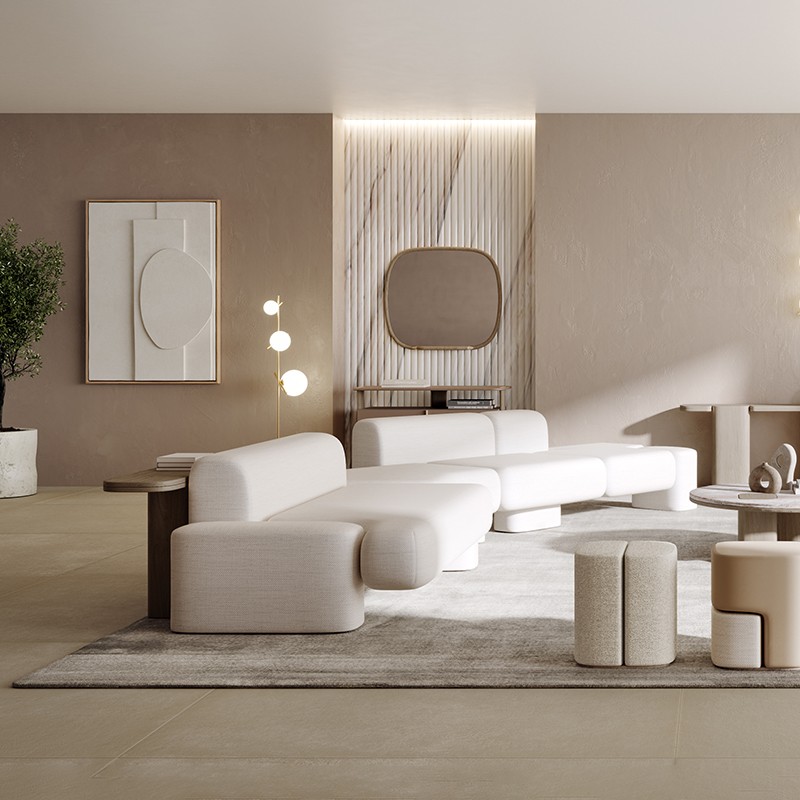 Cusco Xxl Angular Sofa  - Carpanese Home 