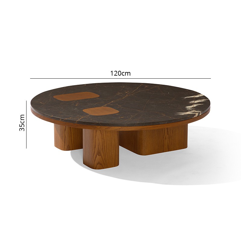 Erice R Round Coffee Table  - Carpanese Home 