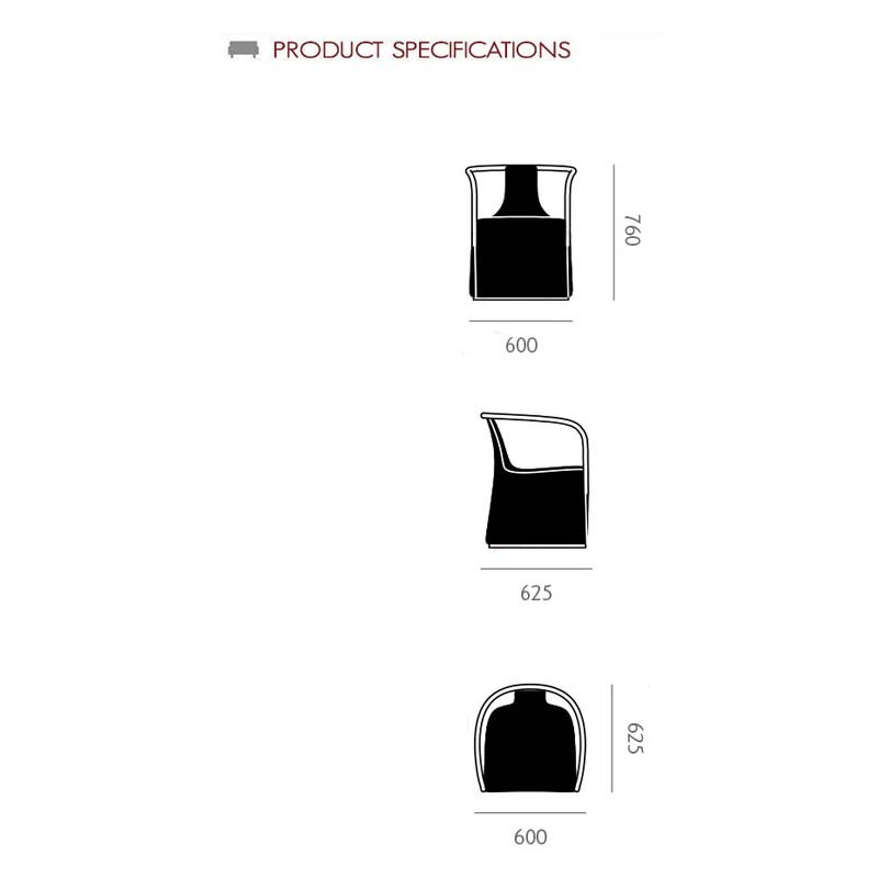 Ronease Armchair | Modern Armchair - Medium Back  - Sureeco 