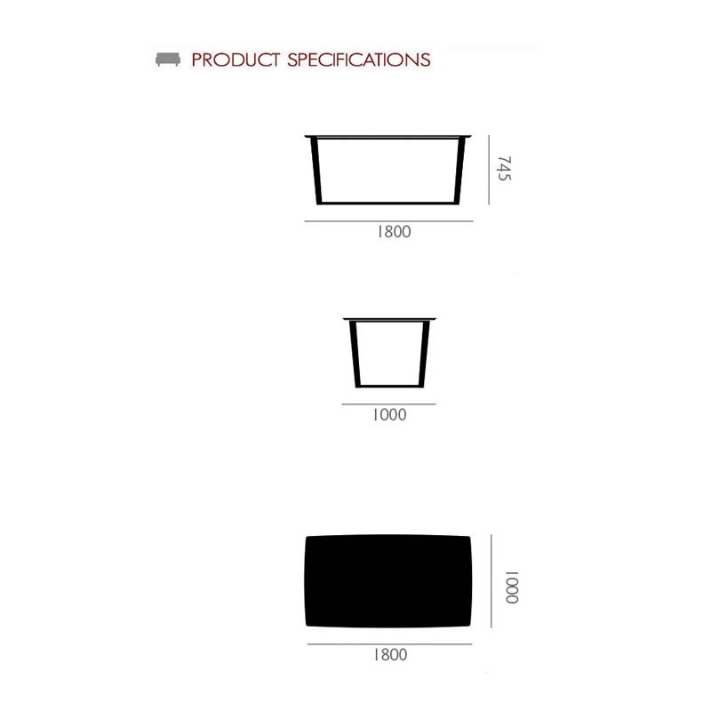 Felicity Dining Table - Marble Top  - Sureeco 
