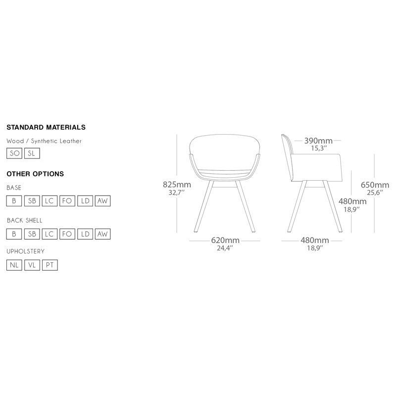 Oporto Dining Chair  - Emotional Projects 