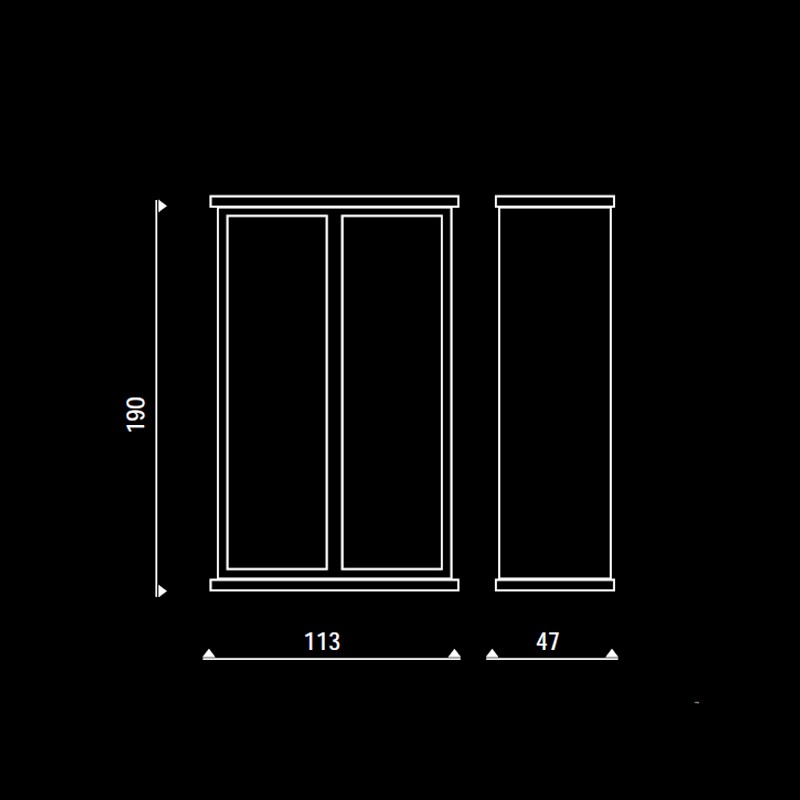 A3 Cristal Cabinet  - Ballabio Italia 