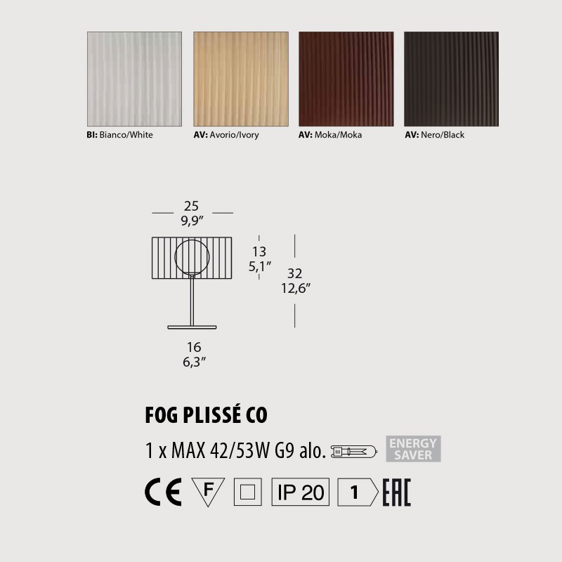 Fog Plisse  - Morosini 