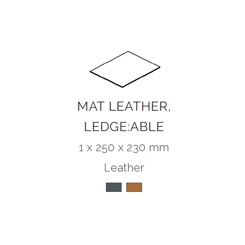 Mat Leather Ledge Able  - Anne Linde 