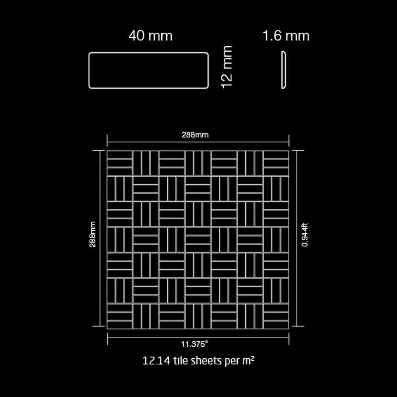 Basketweave BM  - Alloy 