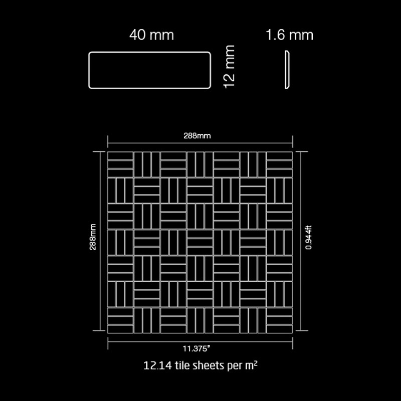 Basketweave CM  - Alloy 