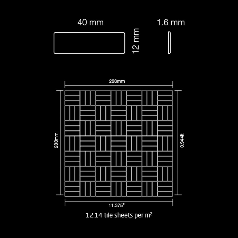Basketweave TI AB  - Alloy 