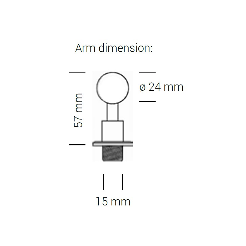 Make Up 5 Fluorescent Mirror Light  - Betec 