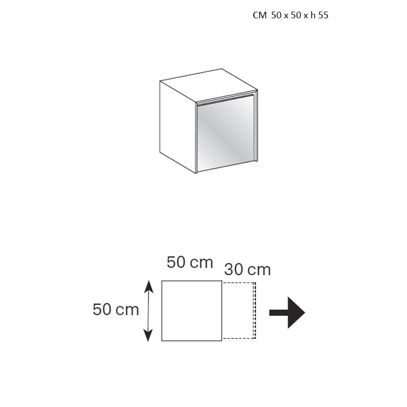Gotham Side Table  - Tonelli Design 