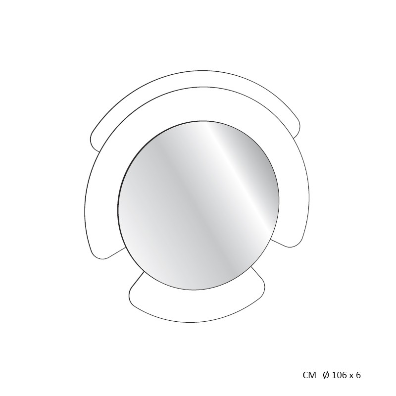 Opalina Mirror  - Tonelli Design 
