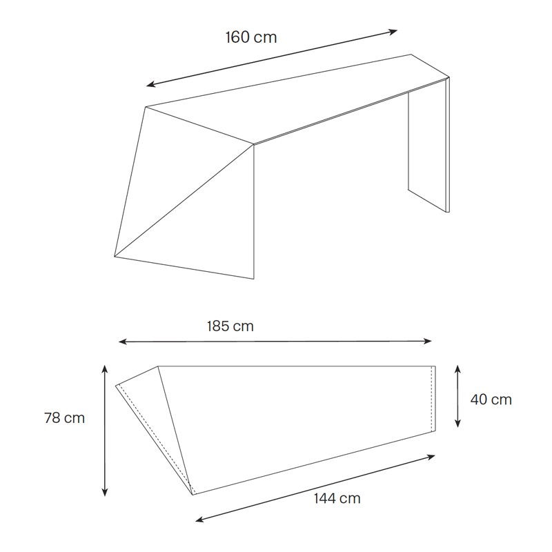 Penrose Desk  - Tonelli Design 
