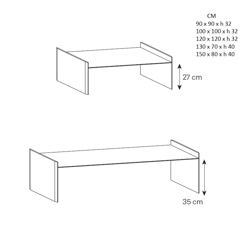 Quiller Low Tables  - Tonelli Design 