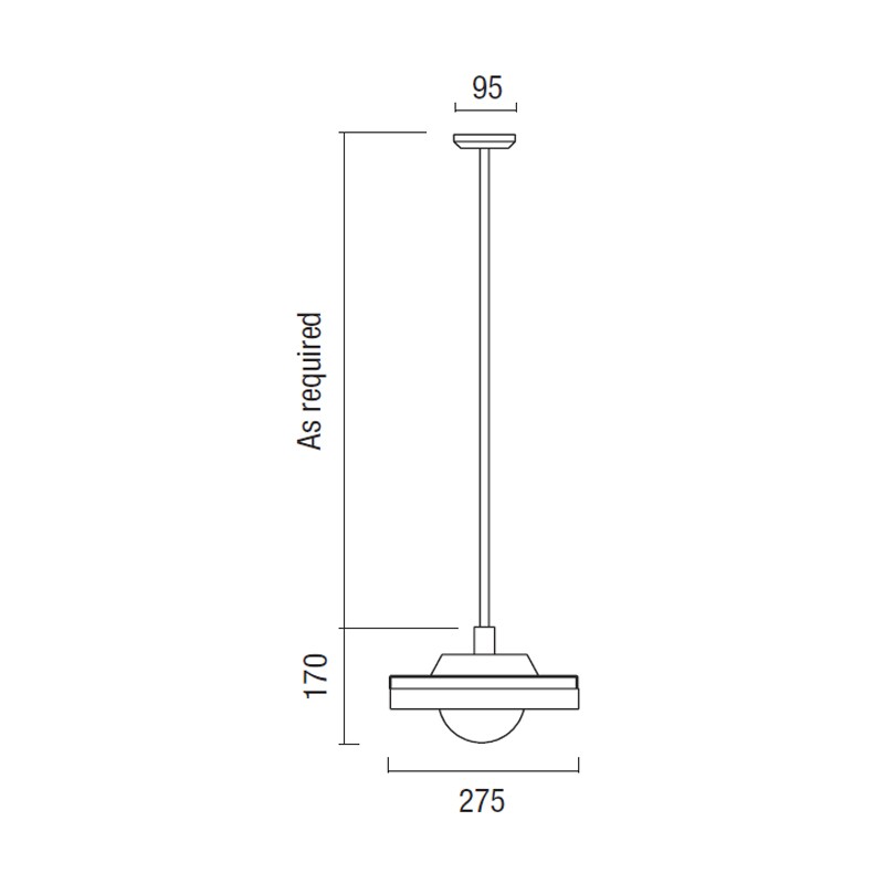 Kins Hanging Light  - Bert Frank 