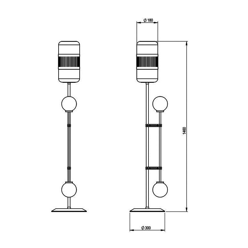Lizak Floor Lamp  - Bert Frank 