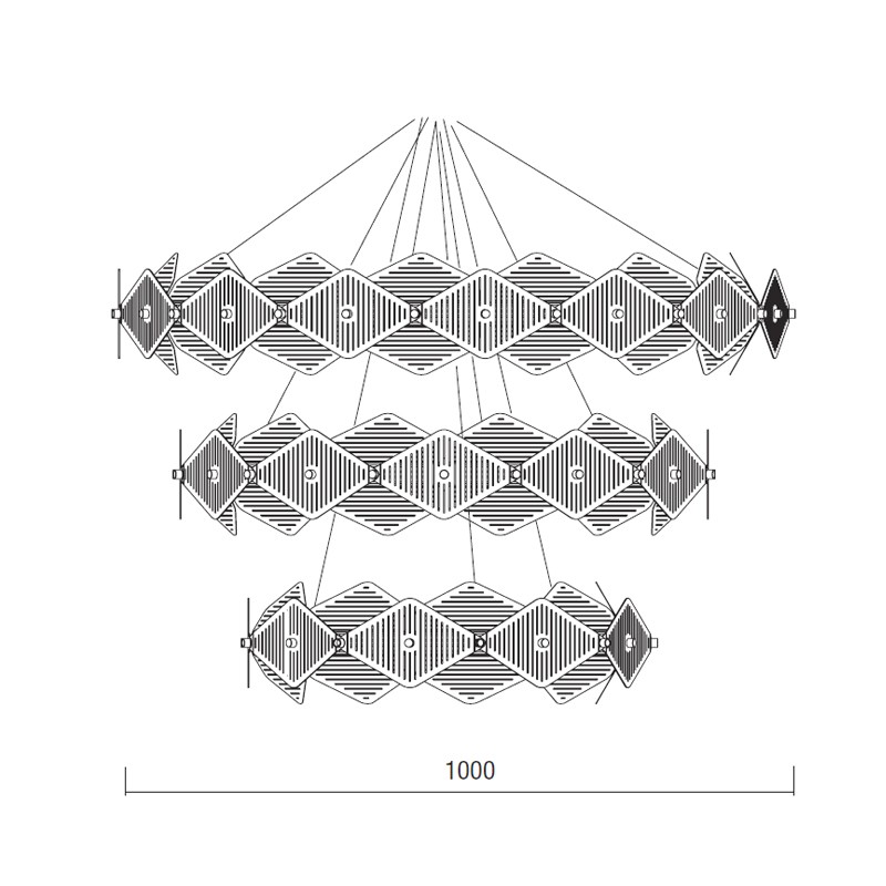 Rote Chandelier  - Bert Frank 