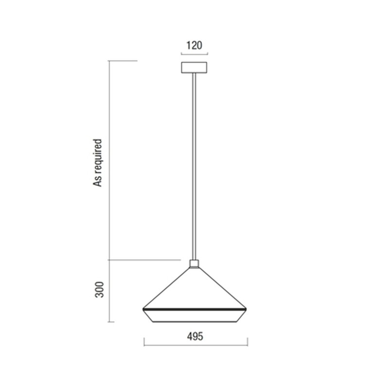 Shear Hanging Light  - Bert Frank 