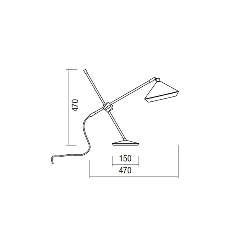 Shear Table Lamp  - Bert Frank 
