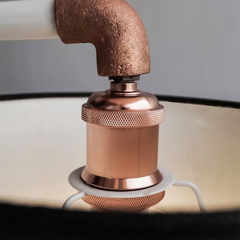 White And Copper Steampunk  - The Black Steel 
