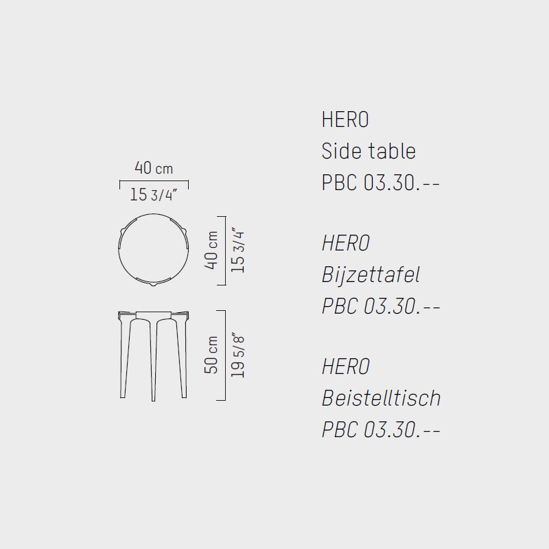 Hero Side Table  - Pietboon 