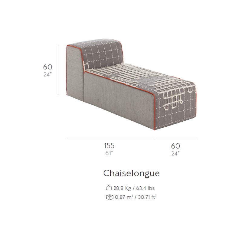 Bandas Chaiselongue A  - Gan Rugs 