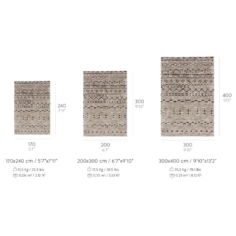 Bereber Natural  - Gan Rugs 