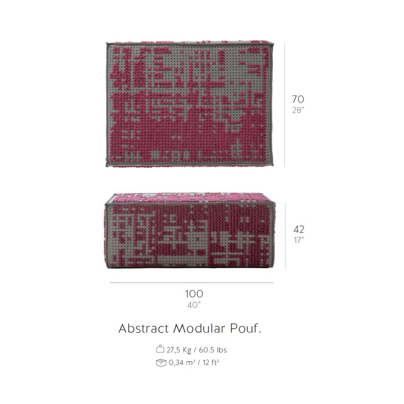 Canevas Abstract Modular  - Gan Rugs 