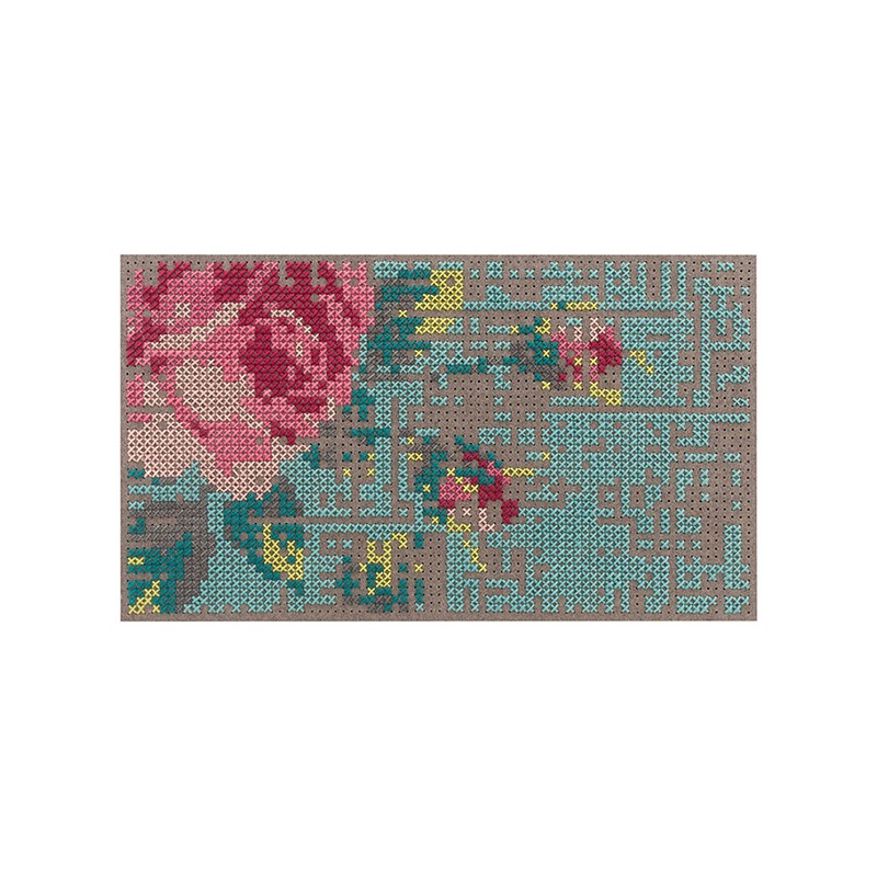 Canevas Flowers Color  - Gan Rugs 