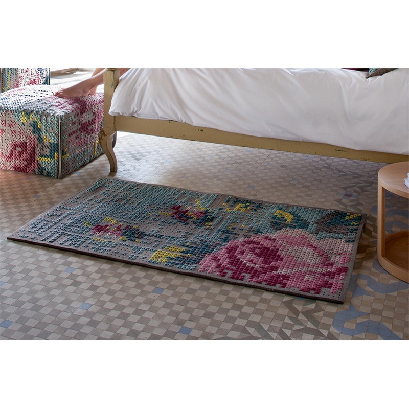 Canevas Flowers Color  - Gan Rugs 