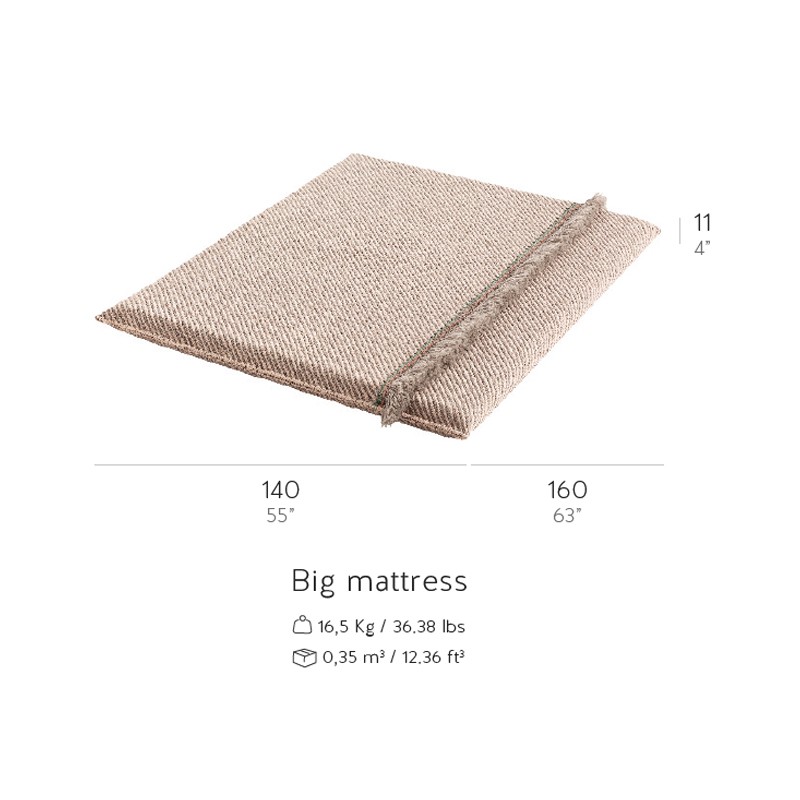 GL Big Diagonal Almond Blue Red  - Gan Rugs 