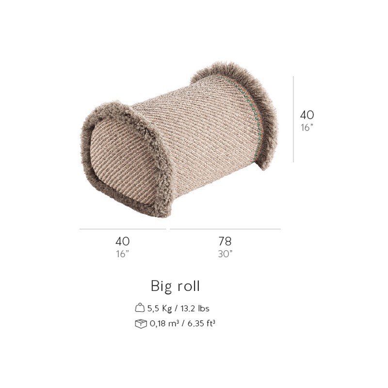 GL Big Roll Diagonal  - Gan Rugs 