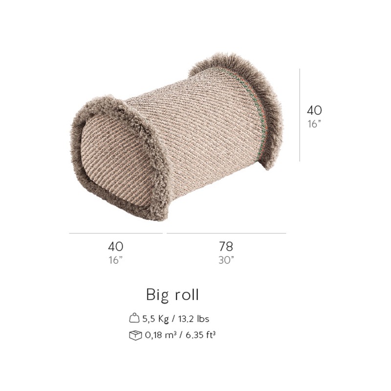 GL Big Roll Diagonal  - Gan Rugs 