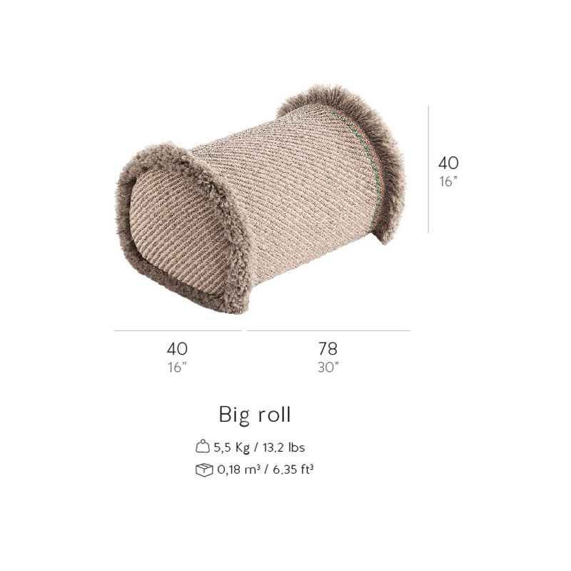 GL Big Roll Diagonal  - Gan Rugs 