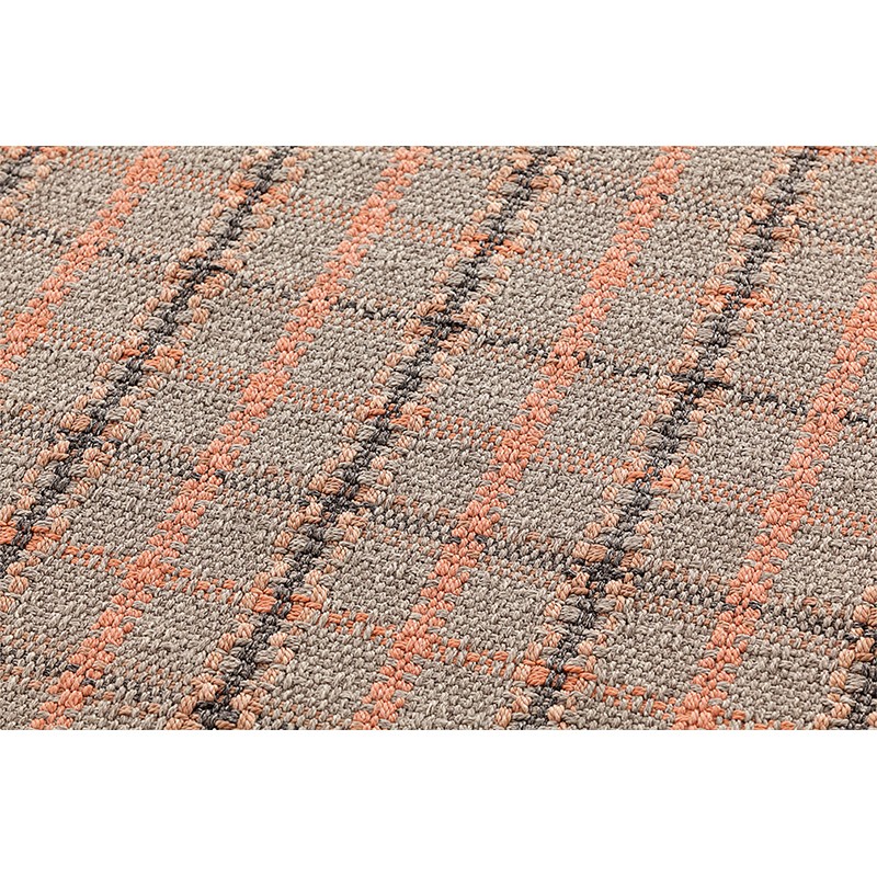 GL Big Roll Tartan Terracotta  - Gan Rugs 