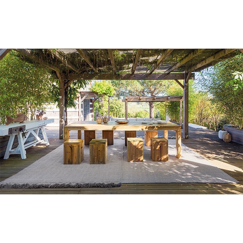 GL Diagonal Aloe Gray  - Gan Rugs 