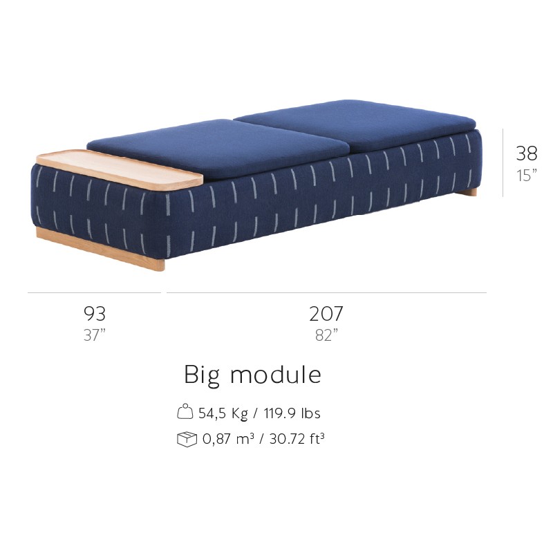 Lan Big Indigo  - Gan Rugs 