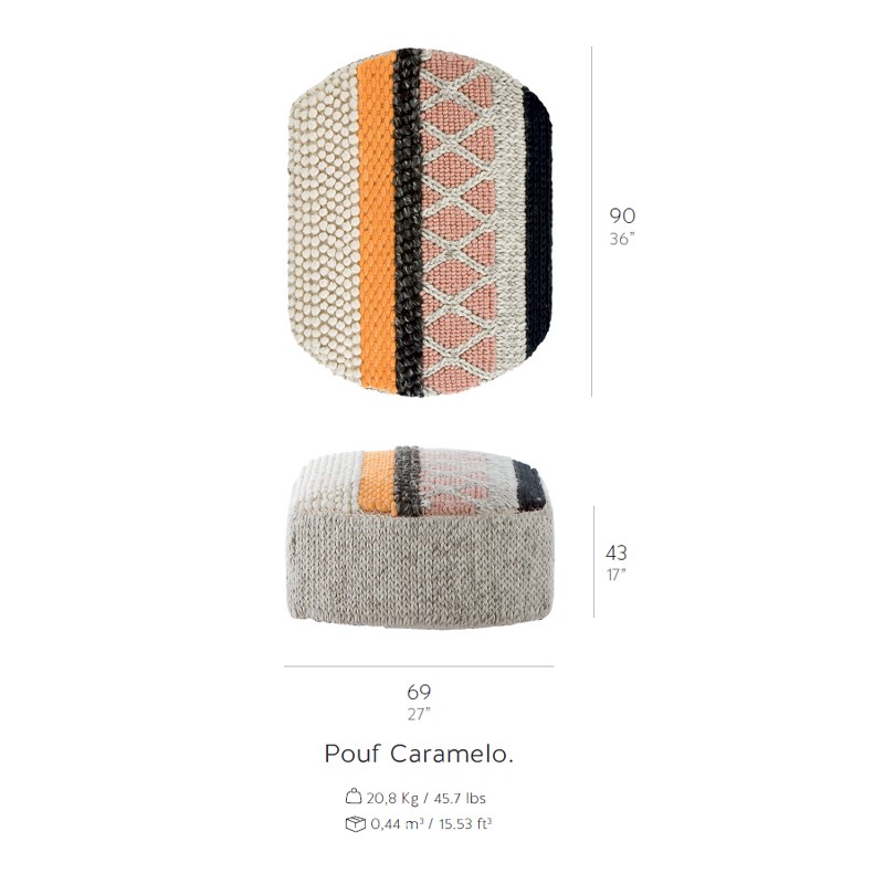 Caramelo MP1N Natural  - Gan Rugs 