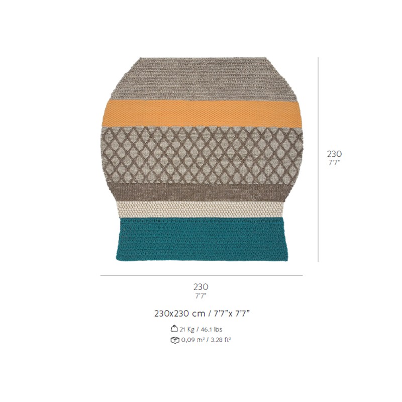 Farol MF 3 Natural  - Gan Rugs 