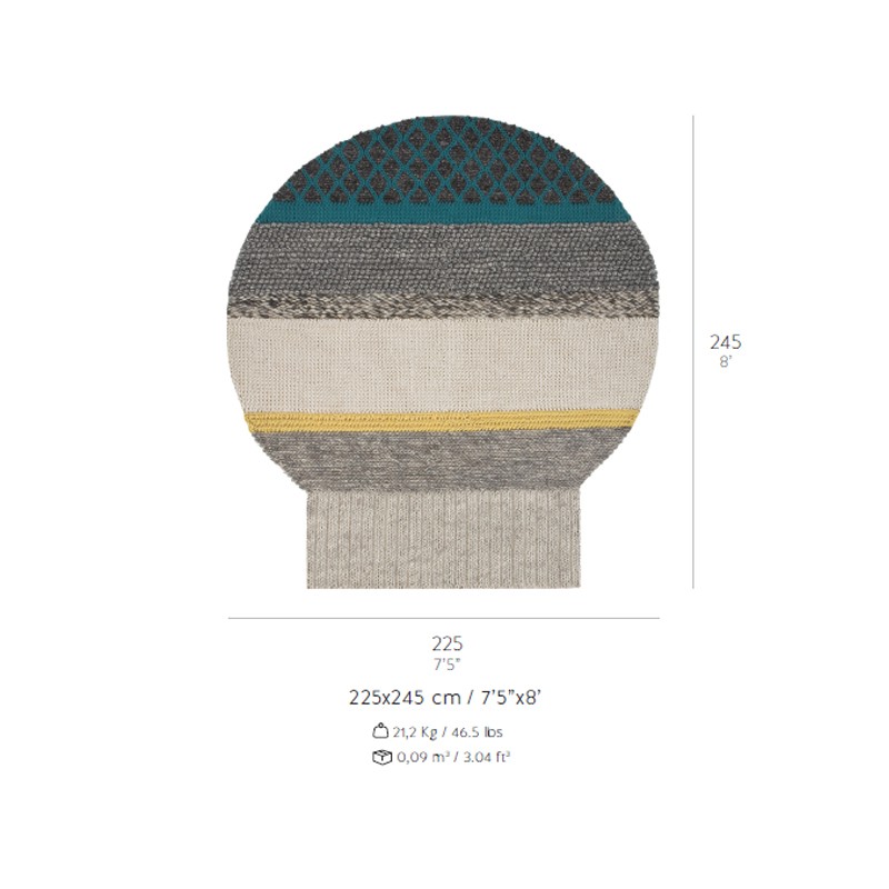 Globo MG 3 Natural  - Gan Rugs 