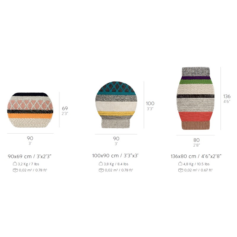 Mini Globo MM 2  - Gan Rugs 