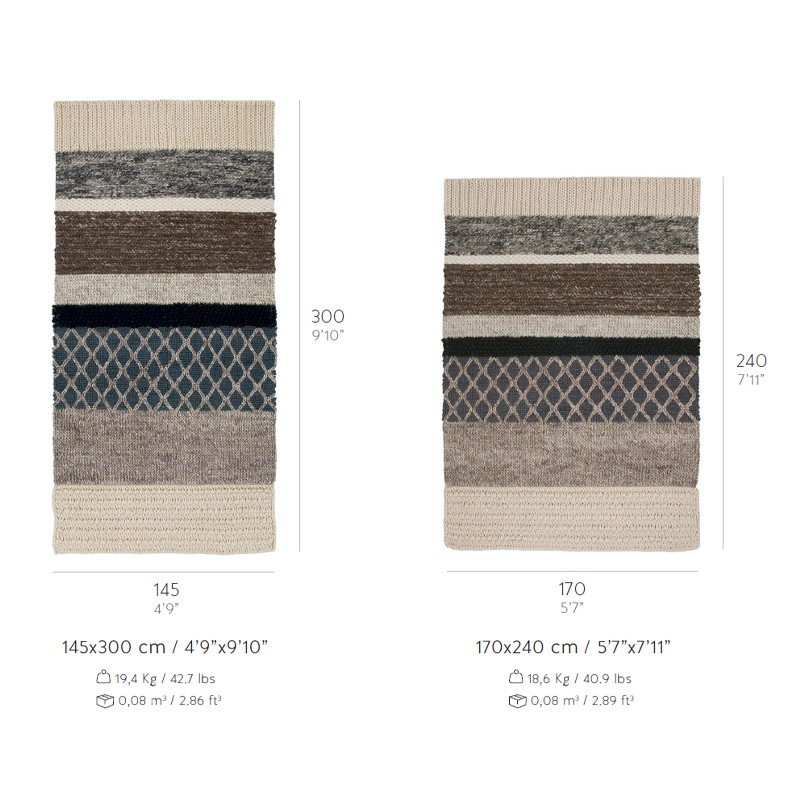Rectangular MR 3  - Gan Rugs 