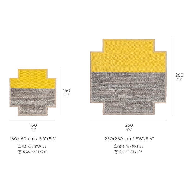 Plait Square  - Gan Rugs 