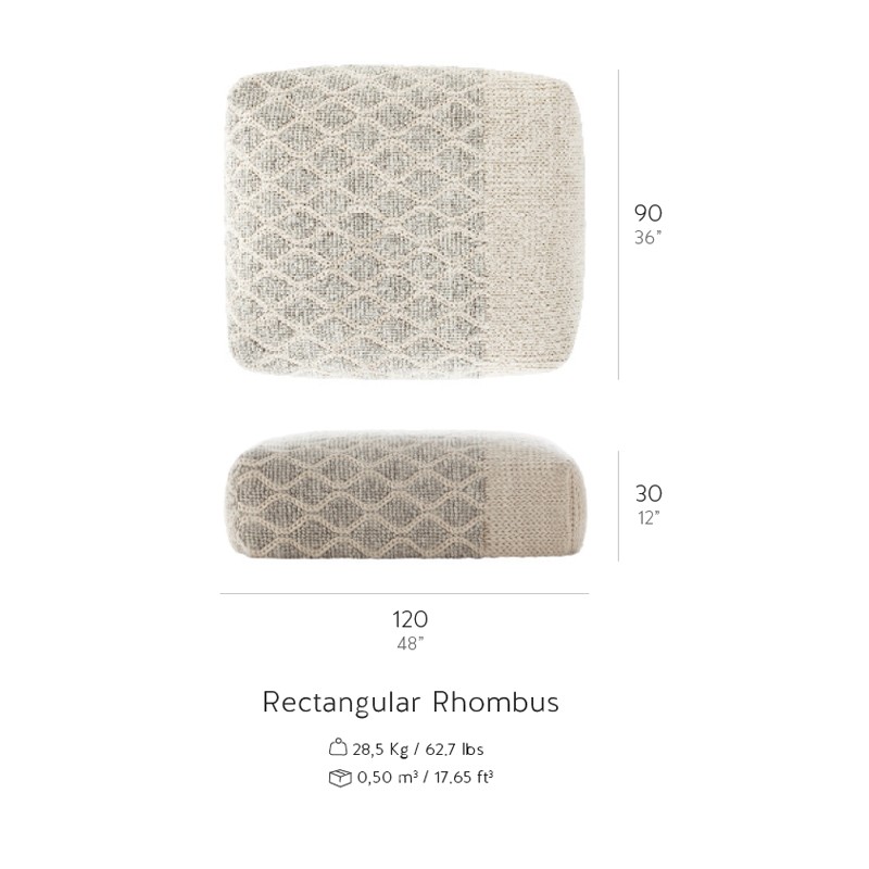 Rectangular Rhombus  - Gan Rugs 